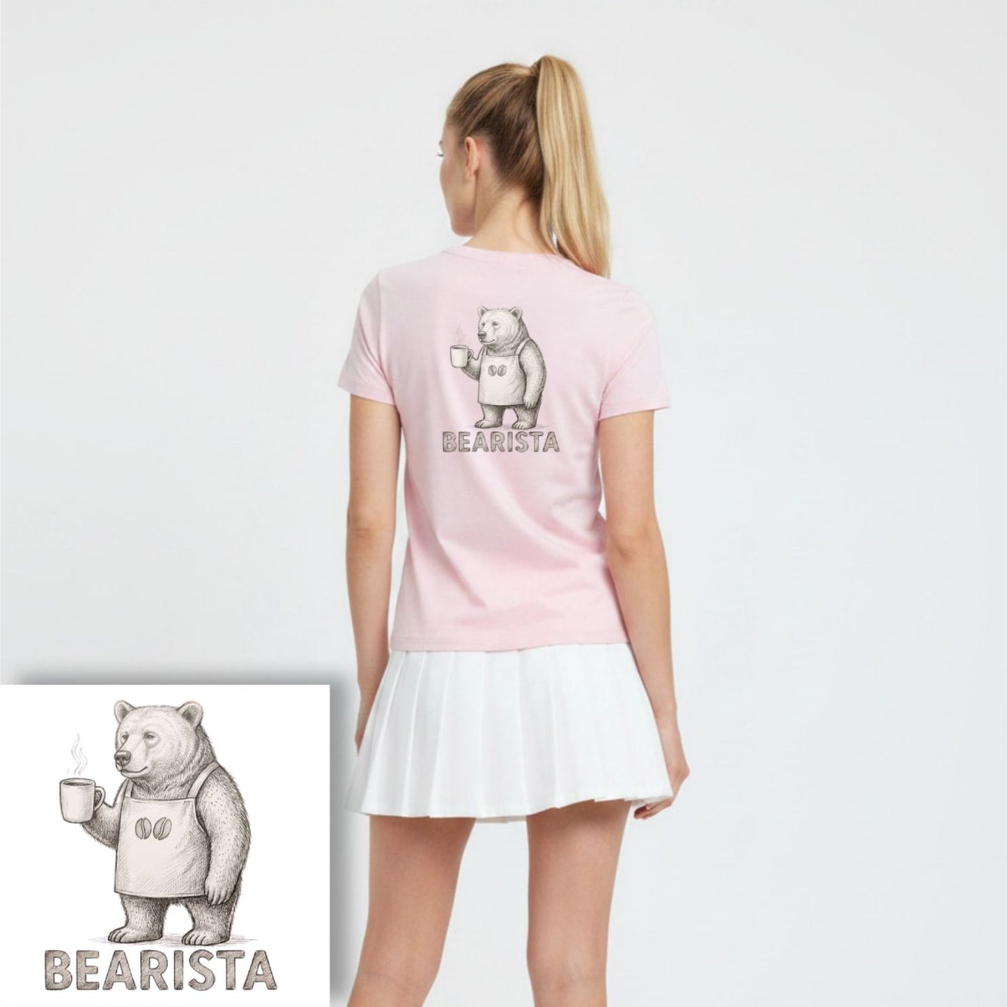 T-shirt dames ronde hals - Bearista