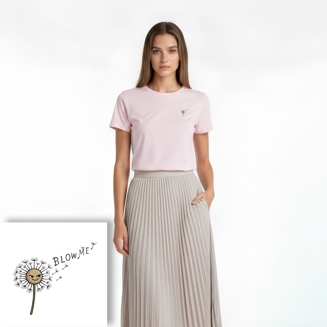T-shirt dames ronde hals - Blow me