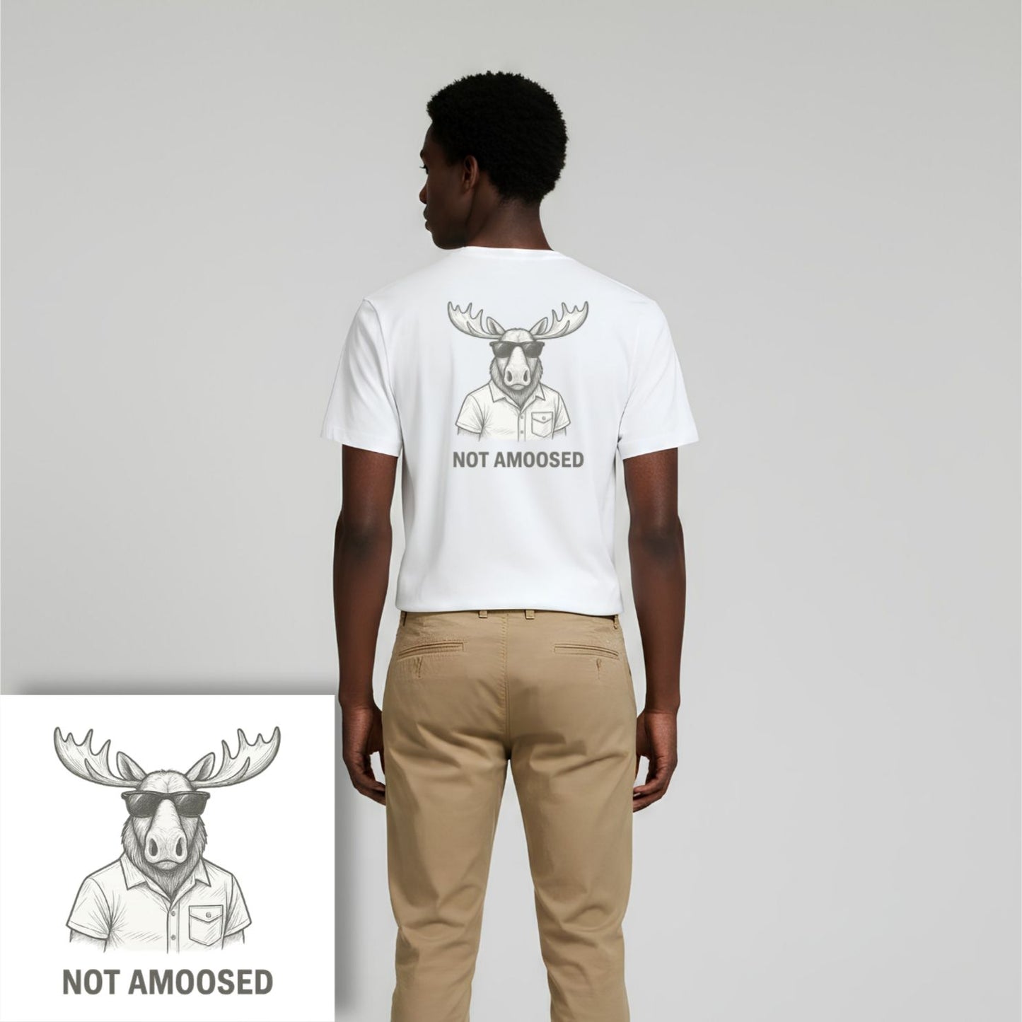 T-shirt heren - Not amoosed
