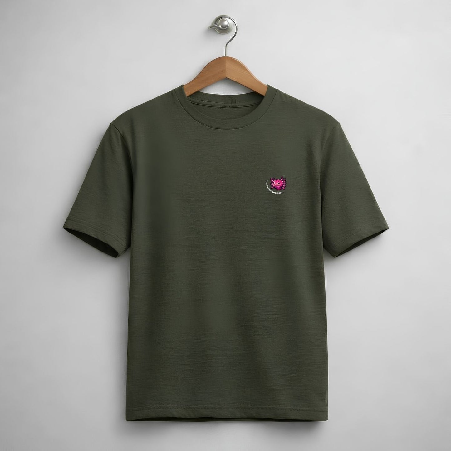 T-shirt heren - You axolotl questions