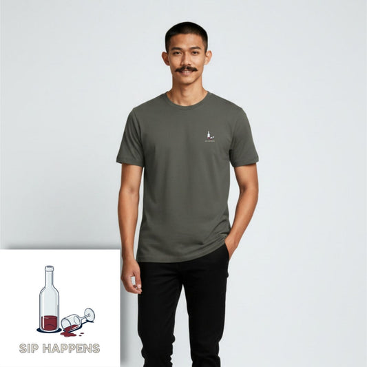 T-shirt heren - Sip happens