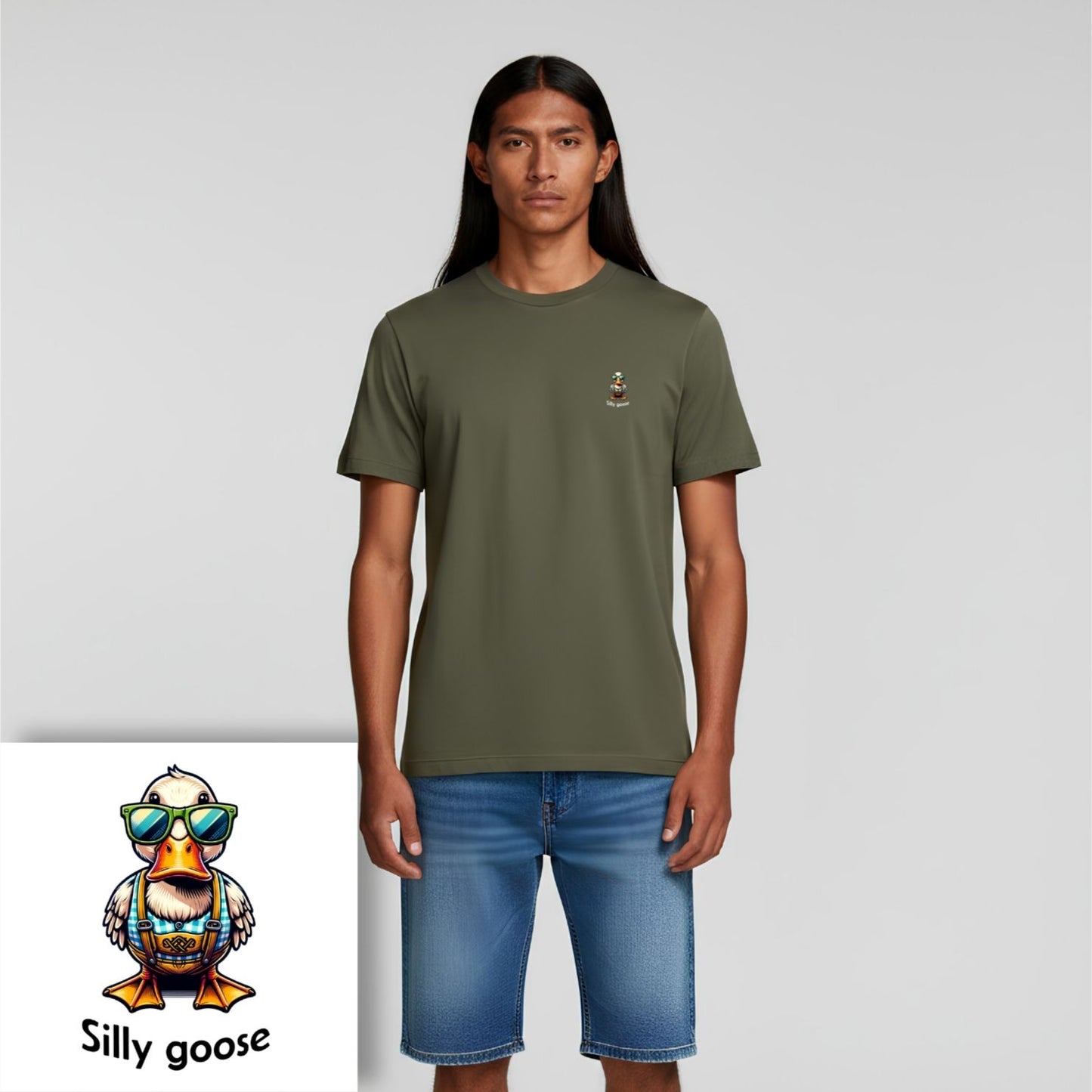 T-shirt heren - Silly goose