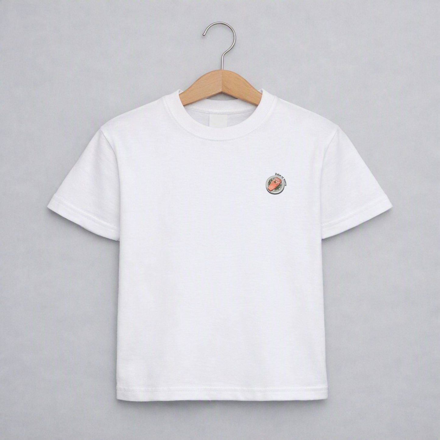 T-shirt kids - Zalm ni worre