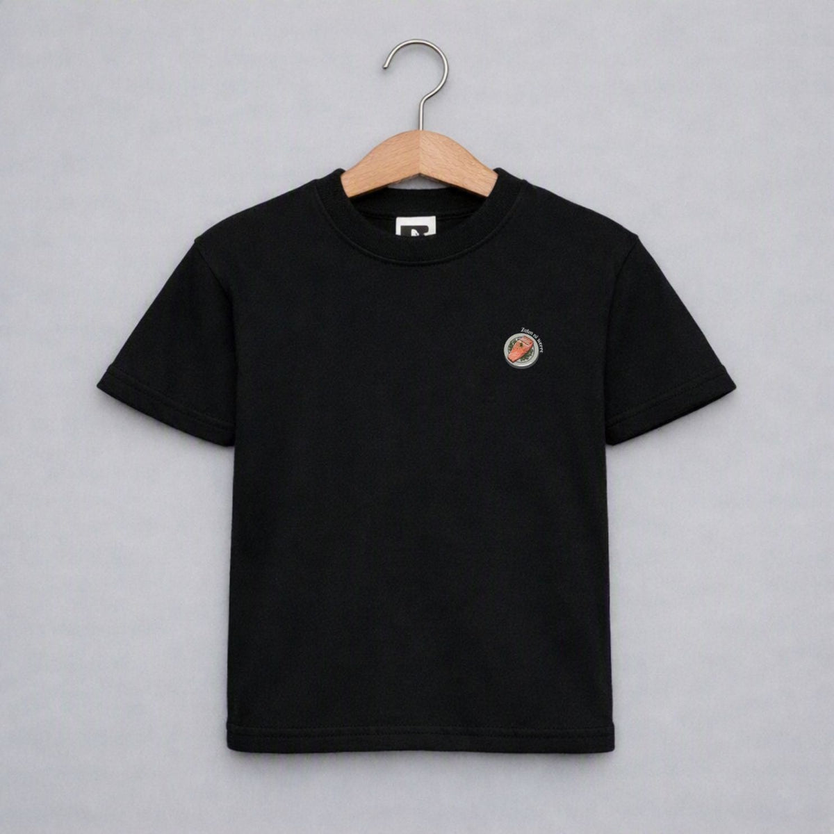 T-shirt kids - Zalm ni worre