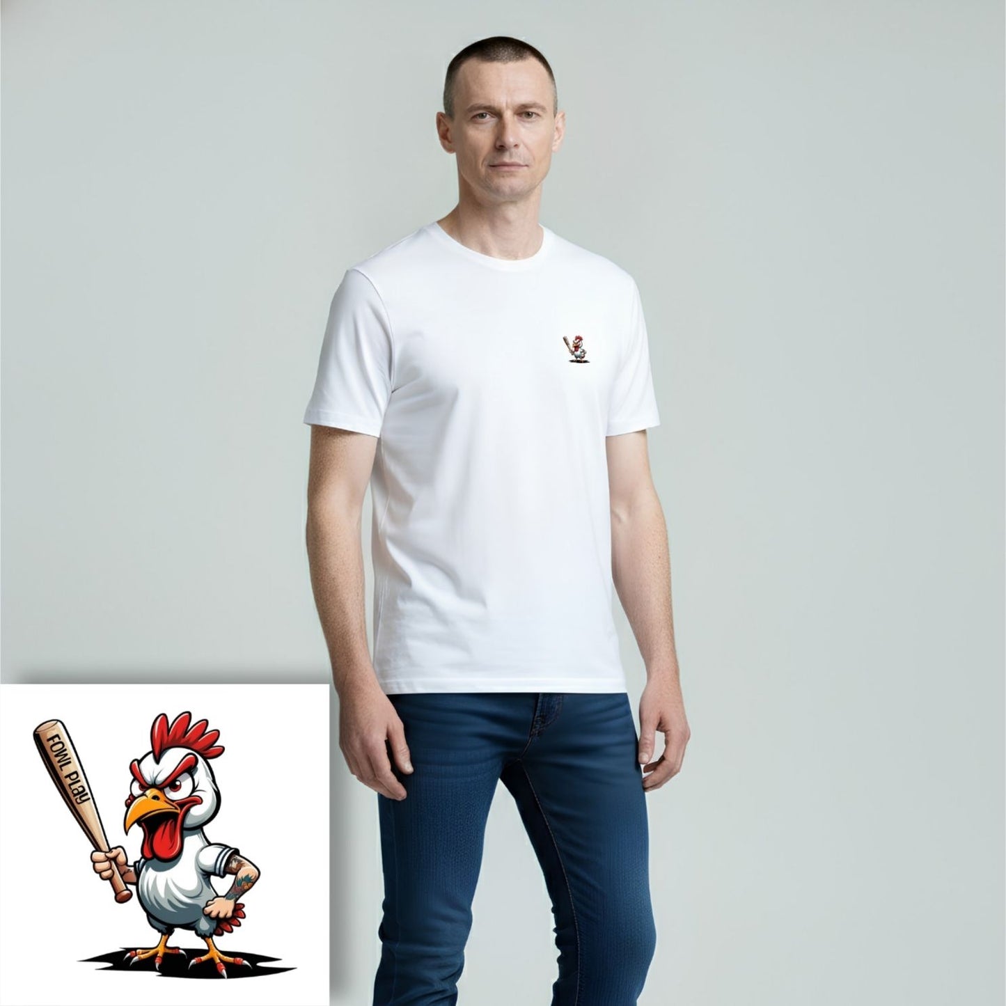 T-shirt heren - Fowl play