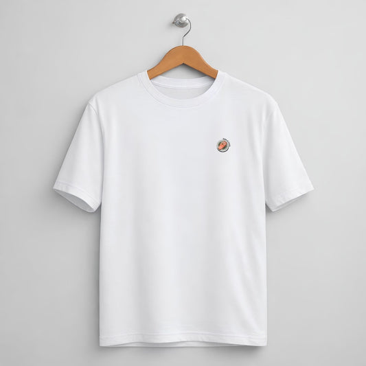 T-shirt heren - Zalm ni worre