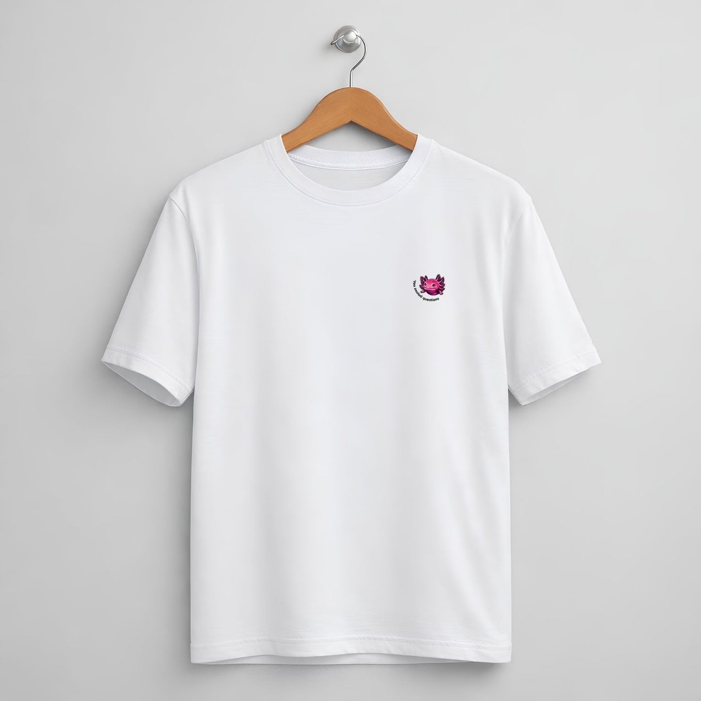 T-shirt heren - You axolotl questions