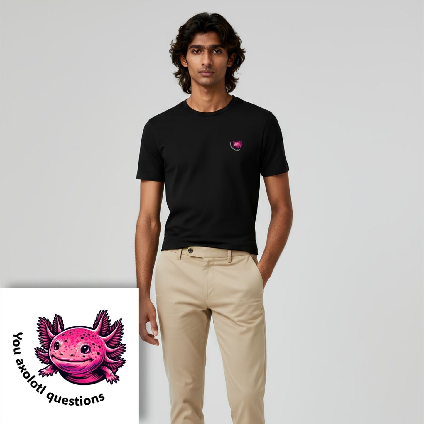 T-shirt heren - You axolotl questions