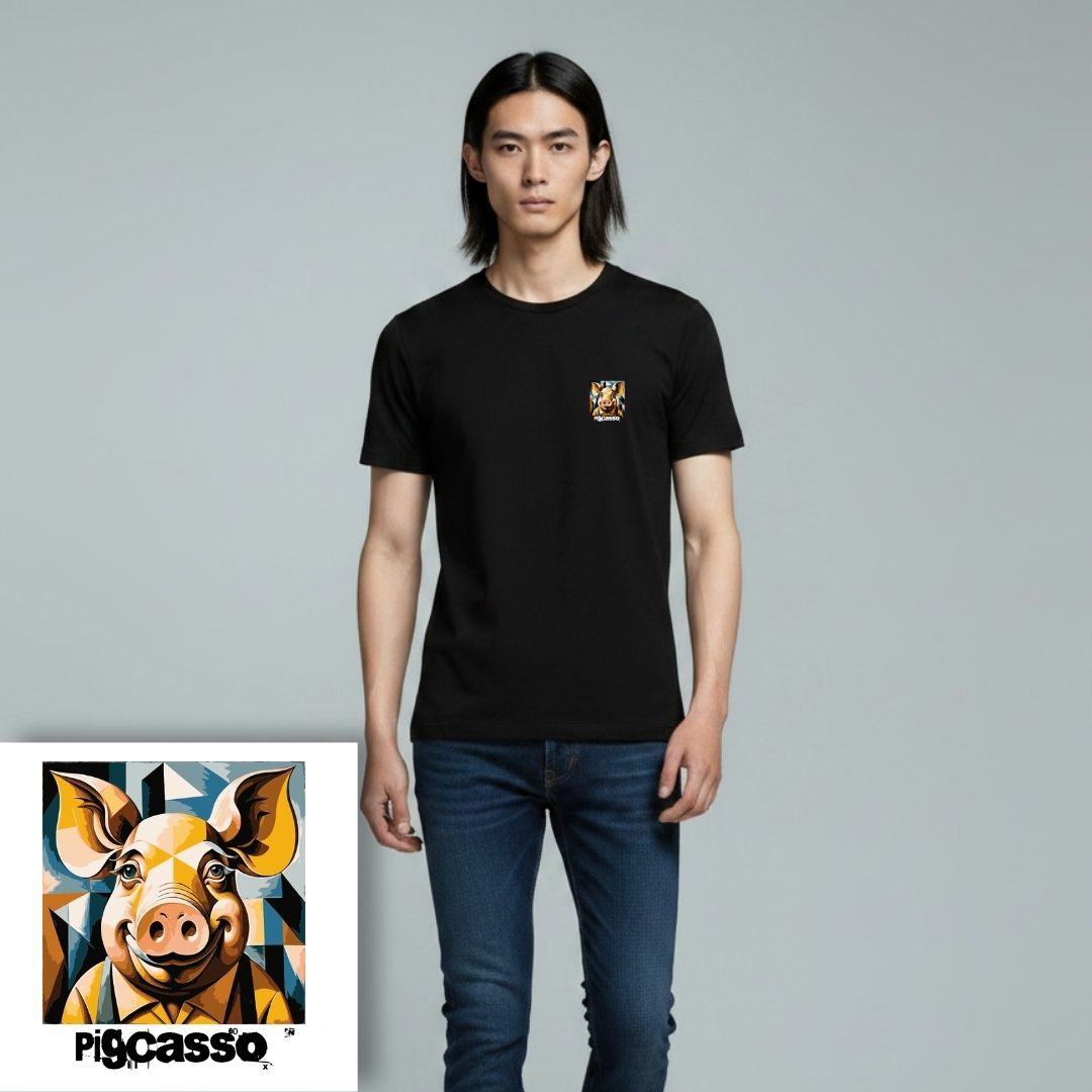 T-shirt heren - Pigcasso
