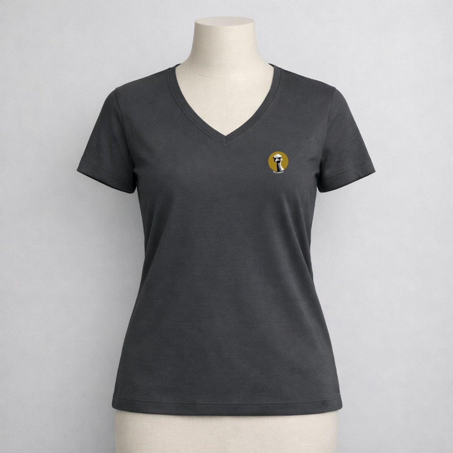 T-shirt dames V-hals - Not emused