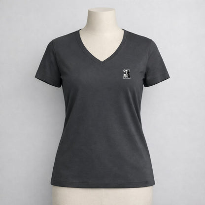 T-shirt dames V-hals - That's irrelephant