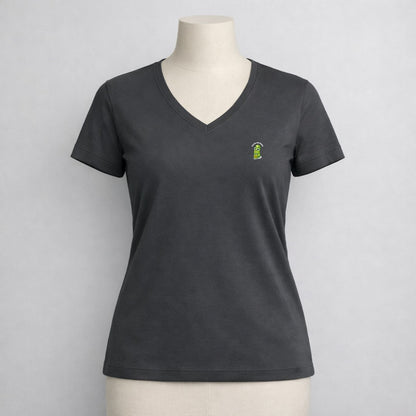 T-shirt dames V-hals - Pickle me fancy