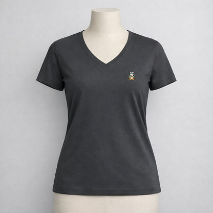 T-shirt dames V-hals - Take it slow