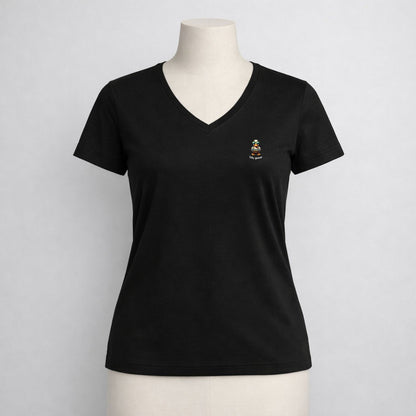 T-shirt dames V-hals - Silly goose