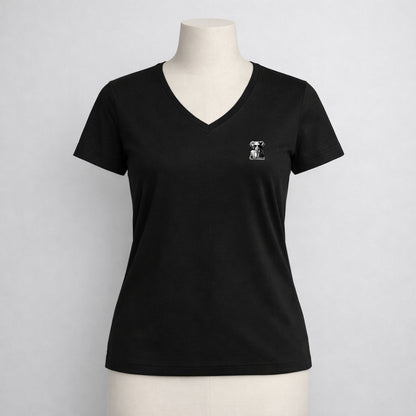 T-shirt dames V-hals - That's irrelephant