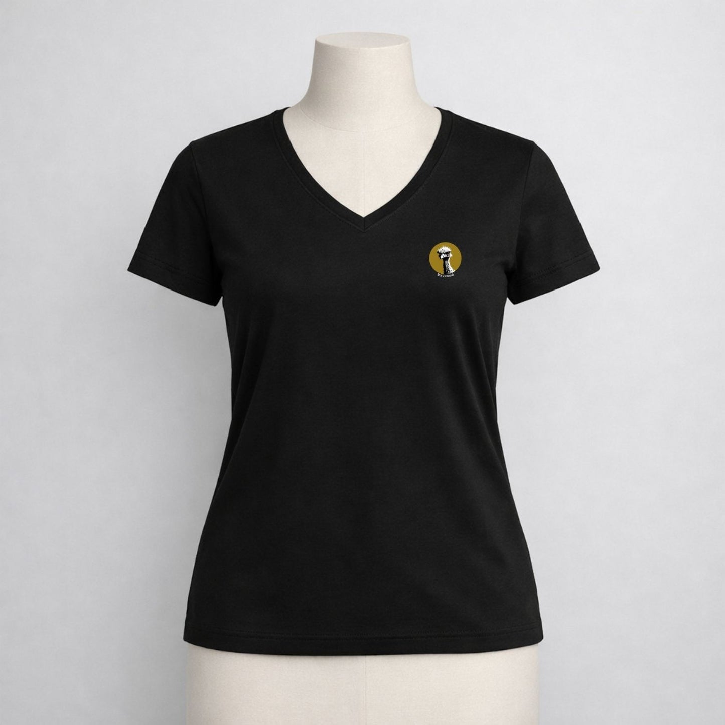 T-shirt dames V-hals - Not emused