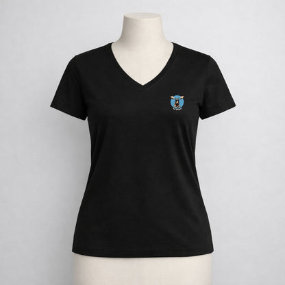 T-shirt dames V-hals - Not amoosed
