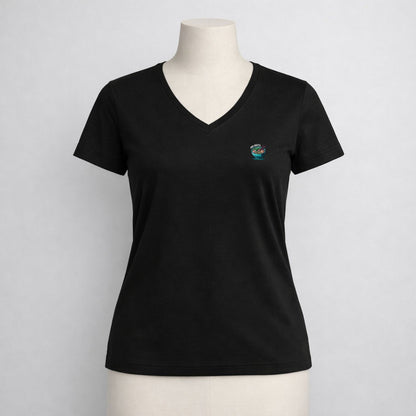 T-shirt dames V-hals - Pho shizzle
