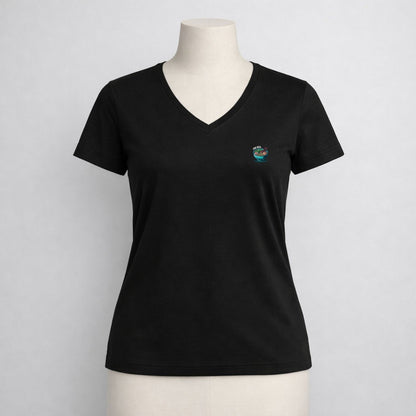 T-shirt dames V-hals - Pho real