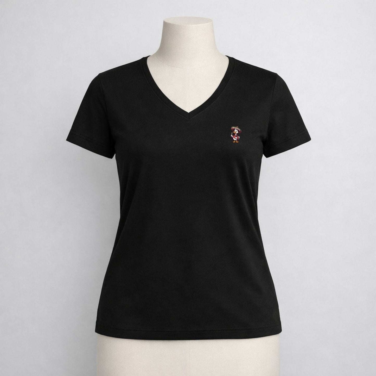 T-shirt dames V-hals - Me-goose-ta